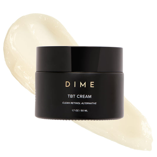 DIME Beauty TBT Cream - Anti-Wrinkle Night Cream with Bakuchiol Retinol Alternative for Fine Lines, Firming and Smoothing Face Moisturizer, Vegan, Cruelty-Free, 1.7 oz / 50 ml
