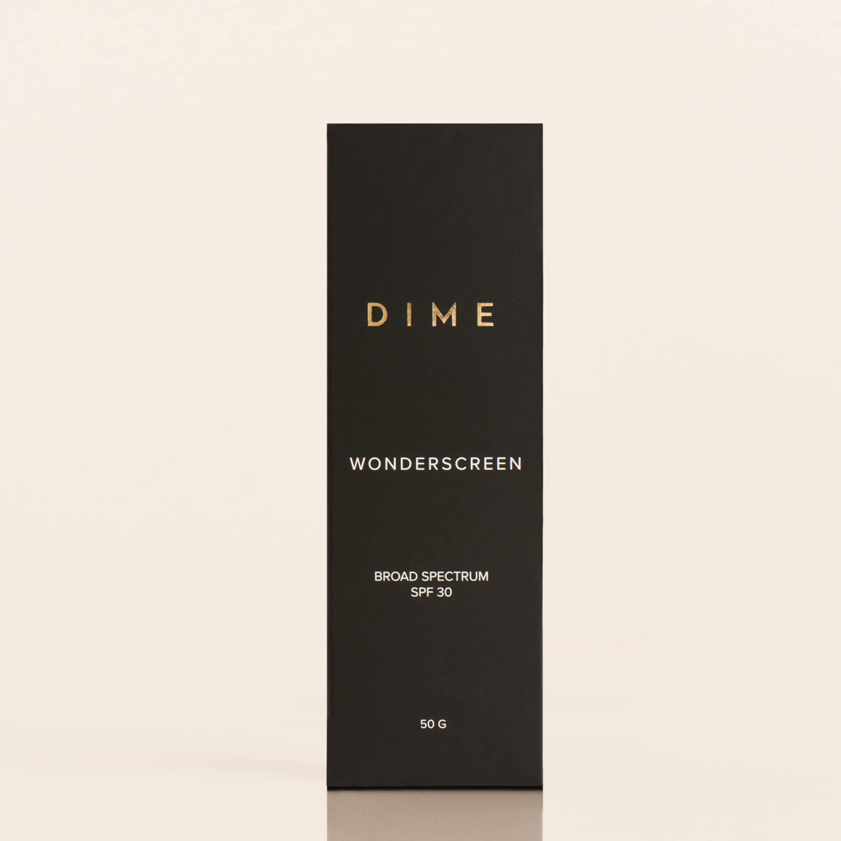 DIME Beauty Wonderscreen SPF 30 - Mineral Face Sunscreen with 19% Zinc Oxide, No White Cast, Non-Greasy, Skin-Enhancing Hydrating Moisturizer with SPF, Broad Spectrum, Vegan, Cruelty-Free, 50g
