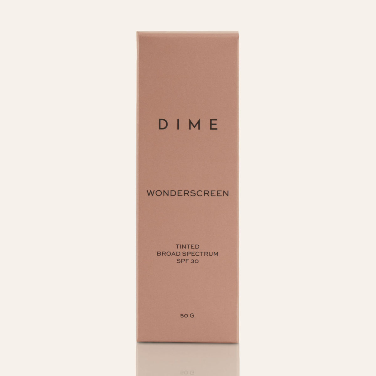DIME Beauty Tinted Glow Wonderscreen SPF 30 - Mineral Tinted Moisturizer for Face with 19% Zinc Oxide, Skin-Enhancing Tone-Evening Sunscreen, Glow-Enhancing Tint, Vegan, Cruelty-Free, 50 g