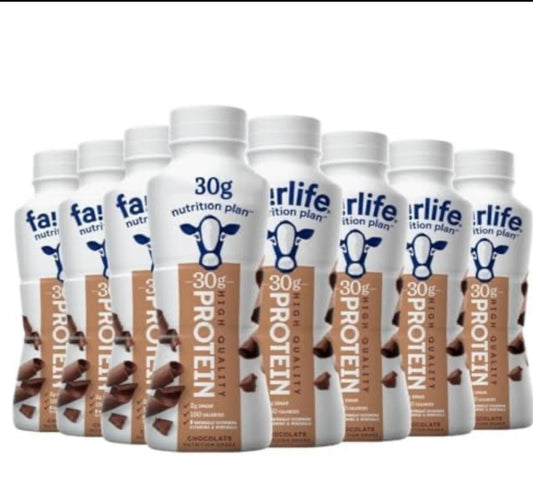 Chocolate Protein Drink, 30g Protein, 8 Natural Minerals, Lactose Free, 11.5 Fl Oz, Pack of 8
