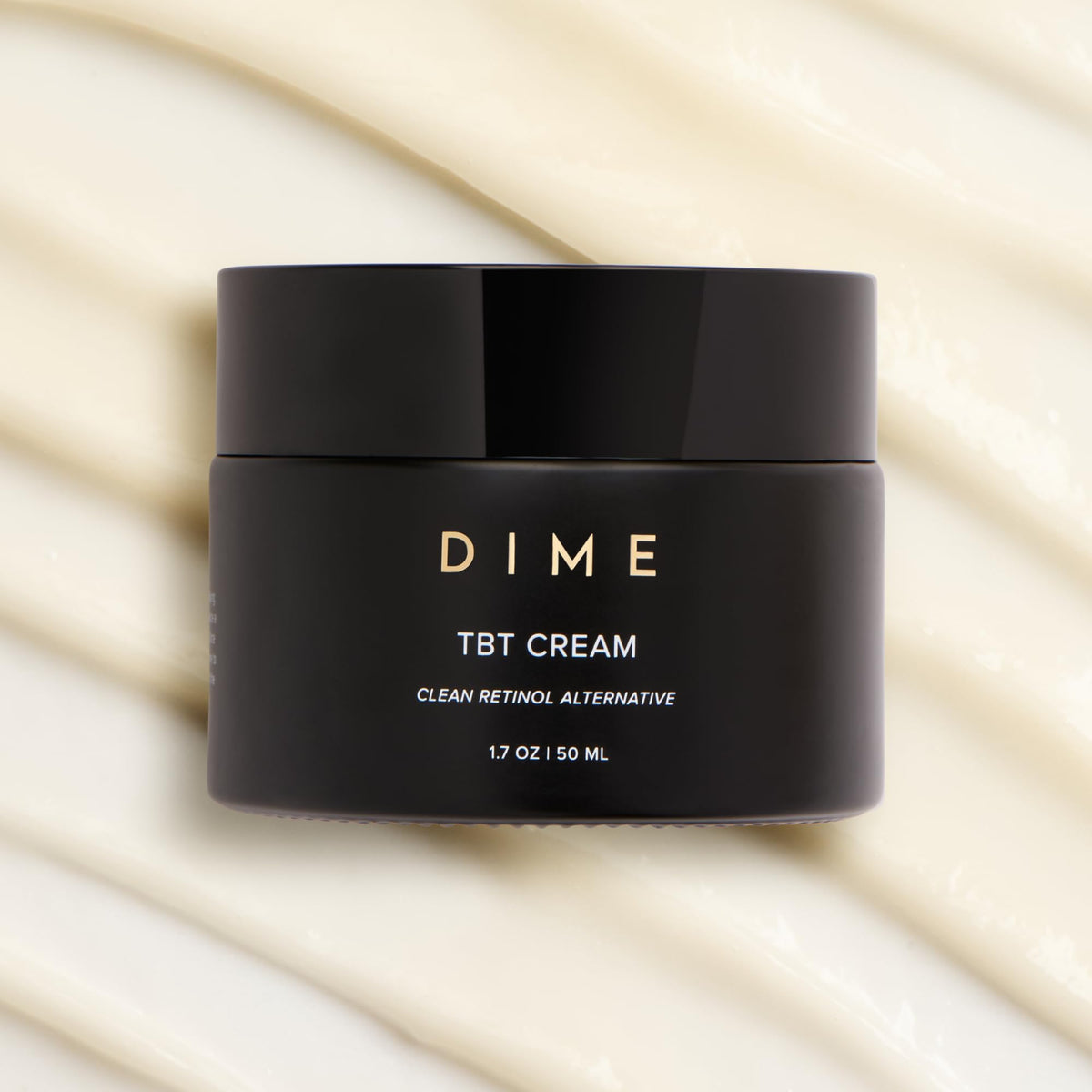 DIME Beauty TBT Cream - Anti-Wrinkle Night Cream with Bakuchiol Retinol Alternative for Fine Lines, Firming and Smoothing Face Moisturizer, Vegan, Cruelty-Free, 1.7 oz / 50 ml