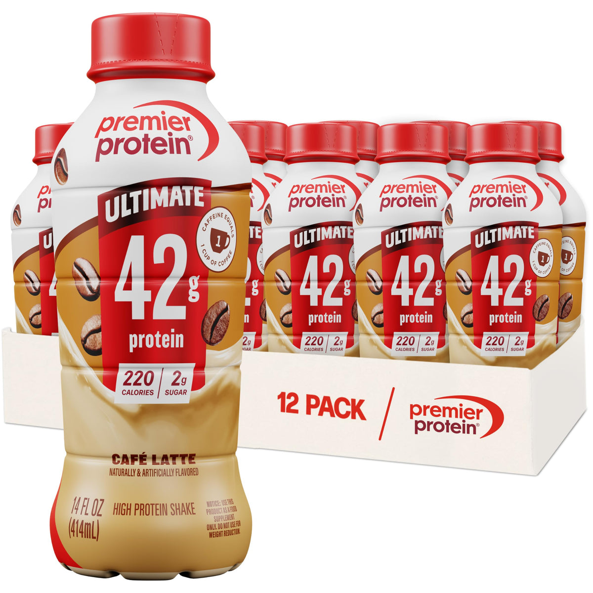 Premier Protein ULTIMATE 42g High Protein Shake, Variety Pack, 12 Pack